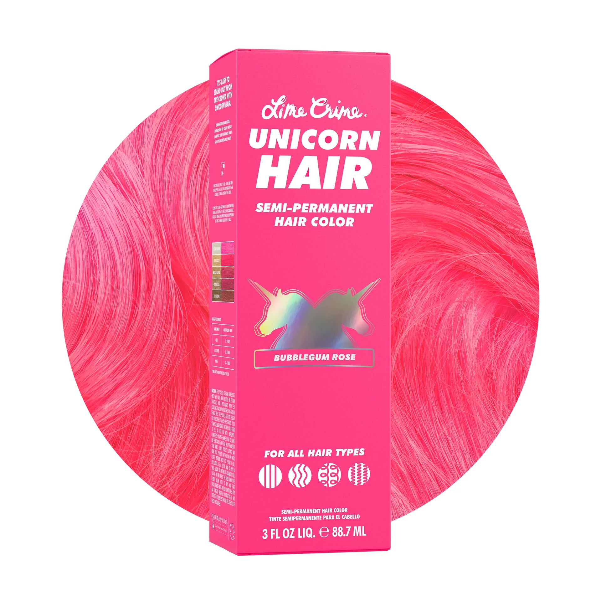 Unicorn Hair Full Coverage Hair Dye | Semi-Permanent Hair Color