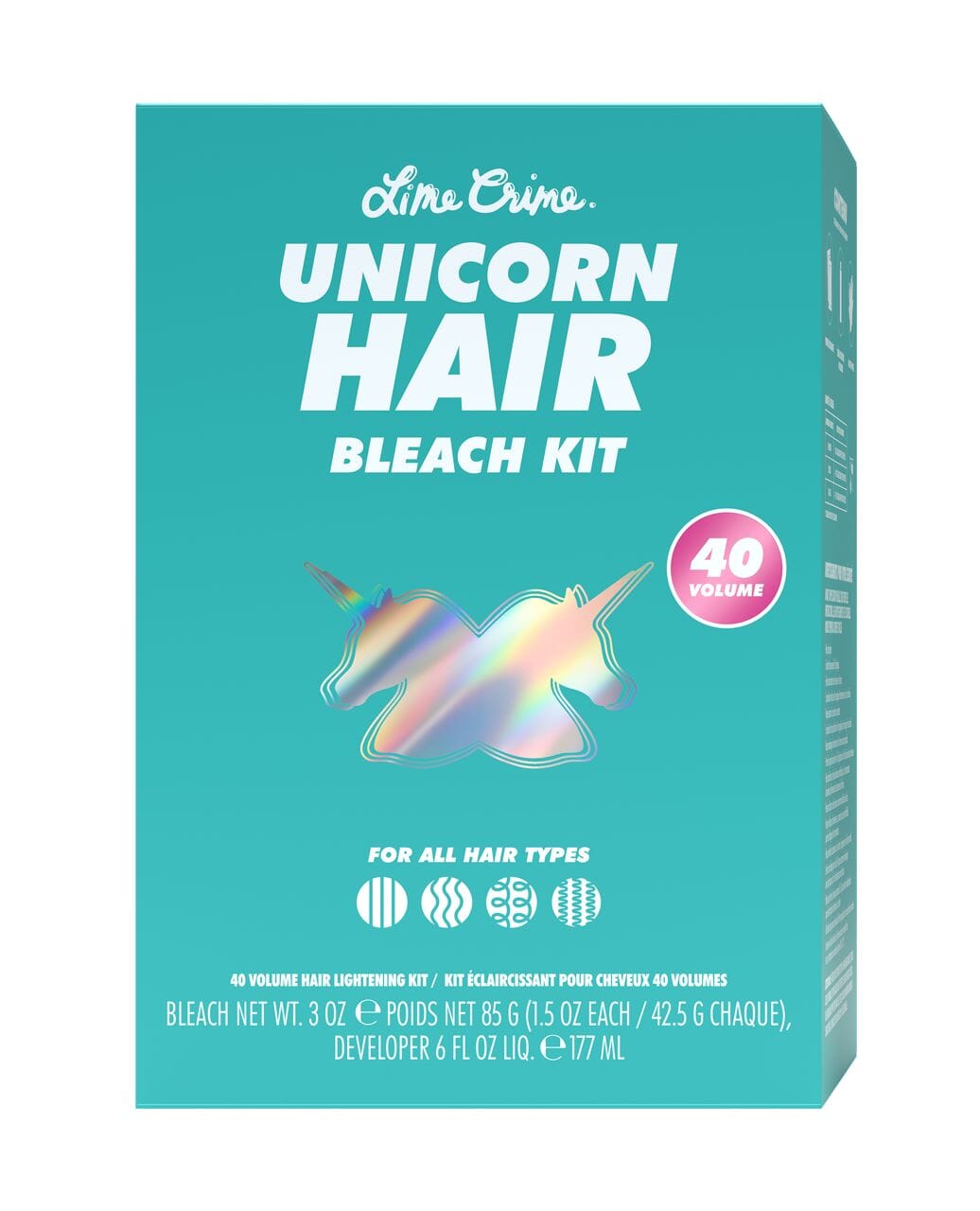 Unicorn Hair Bleach Kit variant:40 Volume Bleach Kit