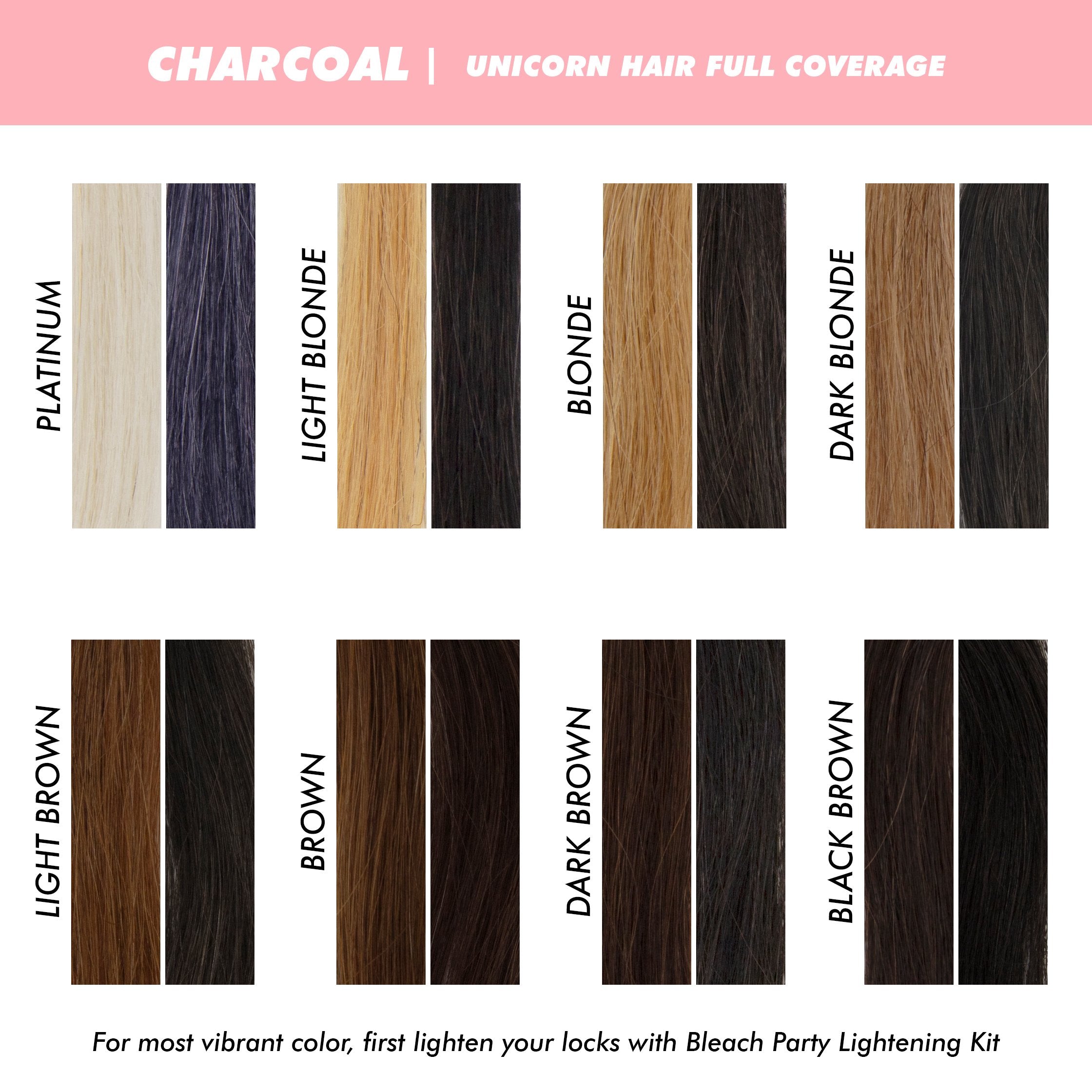 Unicorn Hair Full Coverage variant:Charcoal