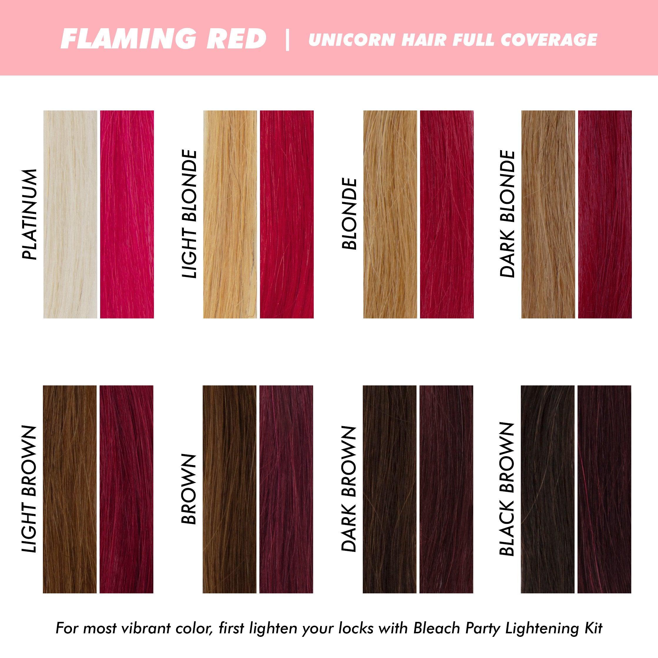 Unicorn Hair Full Coverage variant:Flaming Red