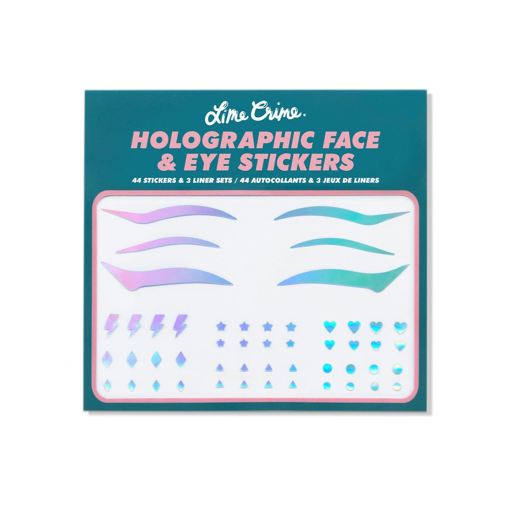Holographic Face & Eye Stickers