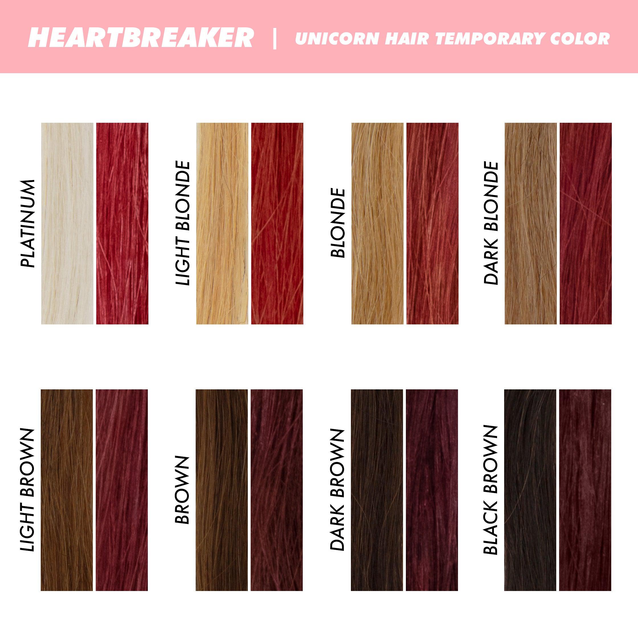 Unicorn Hair Temporary Hair Color variant:Heartbreaker