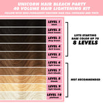 Unicorn Bleach Party variant:40 Volume Bleach Party
