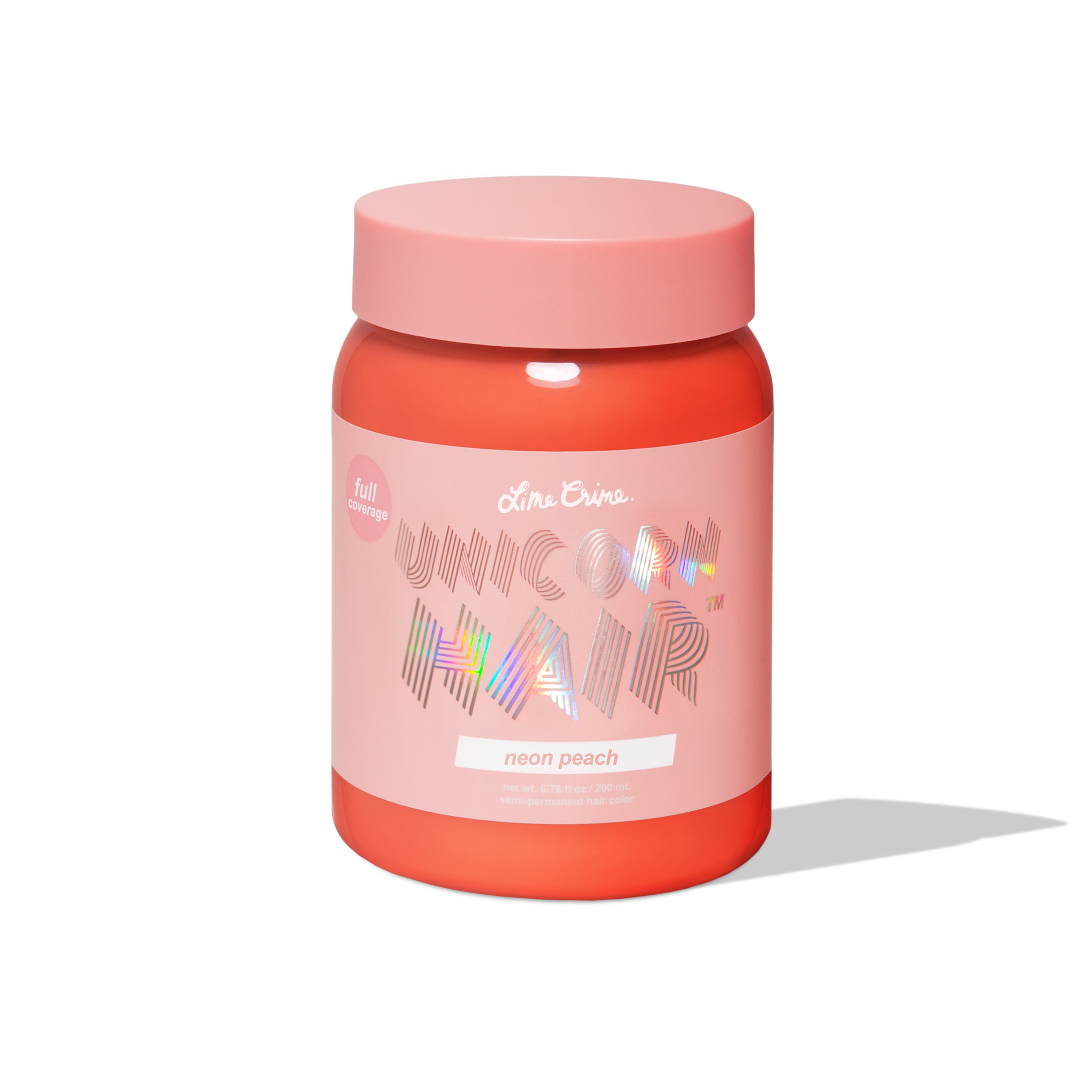 Unicorn Hair Full Coverage variant:Neon Peach